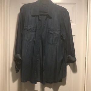 Button down chambray shirt